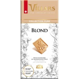 Chocolate Branco com Caramelo Villars Collection Pure Caixa 100g	