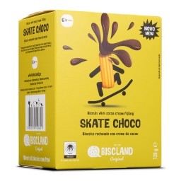 Biscoito Bisclanda Skate Chocolate 120g