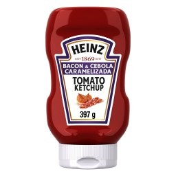 Ketchup Bacon & Cebola Caramelizada Heinz 397g