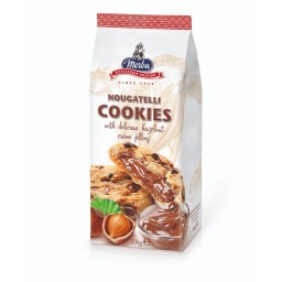 Biscoito Cookie Recheio Creme de Avelã Merba Pacote 200g