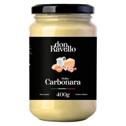 Molho Carbonara Don Ravello Vidro 400g	