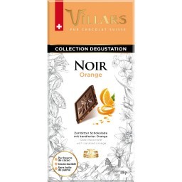 Chocolate Amargo com Pedaços de Laranja Villars Caixa 100g	