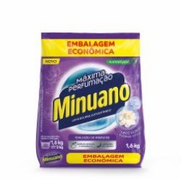 LAVA ROUPAS MINUANO SACHE 1,6KG MAXIMA PERFUMACAO