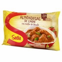 ALMONDEGAS BOVINA SADIA 500G C/MOLHO TOMATE