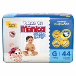 FRALDA TURMA DA MONICA BABY MEGA G C/44