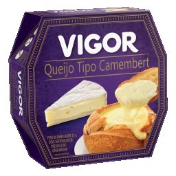 Queijo Tipo Cammembert Fracionado VIGOR 120G