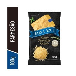 Queijo Parmesão Ralado FAIXA AZUL Pacote 100g