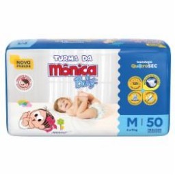 FRALDA TURMA DA MONICA BABY MEGA M C/50