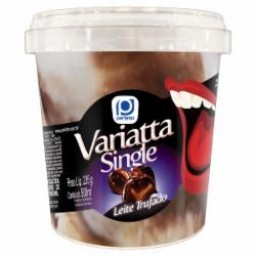 SORVETE VARIATTA SINGLE GREGO 500ML LEITE TRUFADO