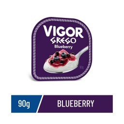 Iogurte Vigor Grego Blueberry 90g